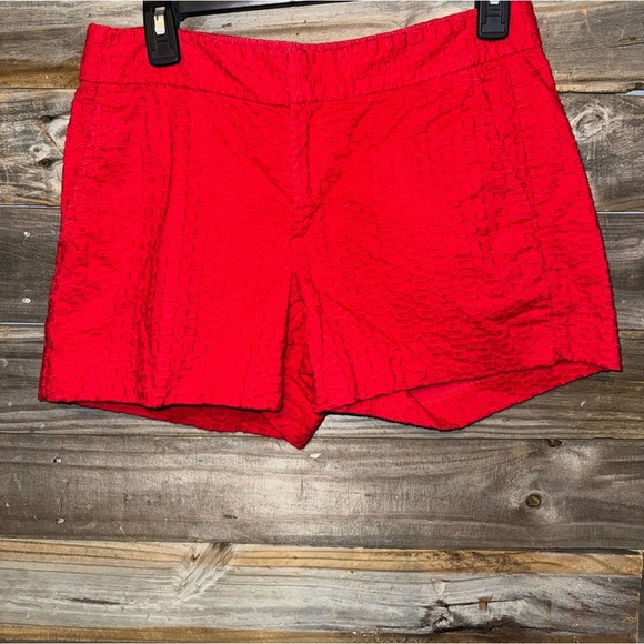 Banana Republic Pants - Banana Republic Hampton Eyelet Red Wagon Shorts Size 4 Cotton